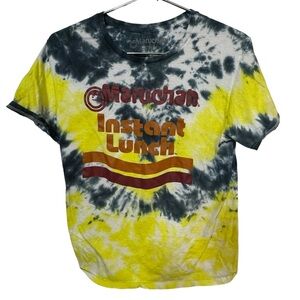 Retro Maruchan Instant Lunch Noodles Yellow Tie Dye T-Shirt MINTY